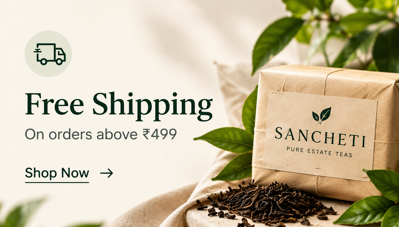 Free Shipping - On orders above ₹499 - Shop Now